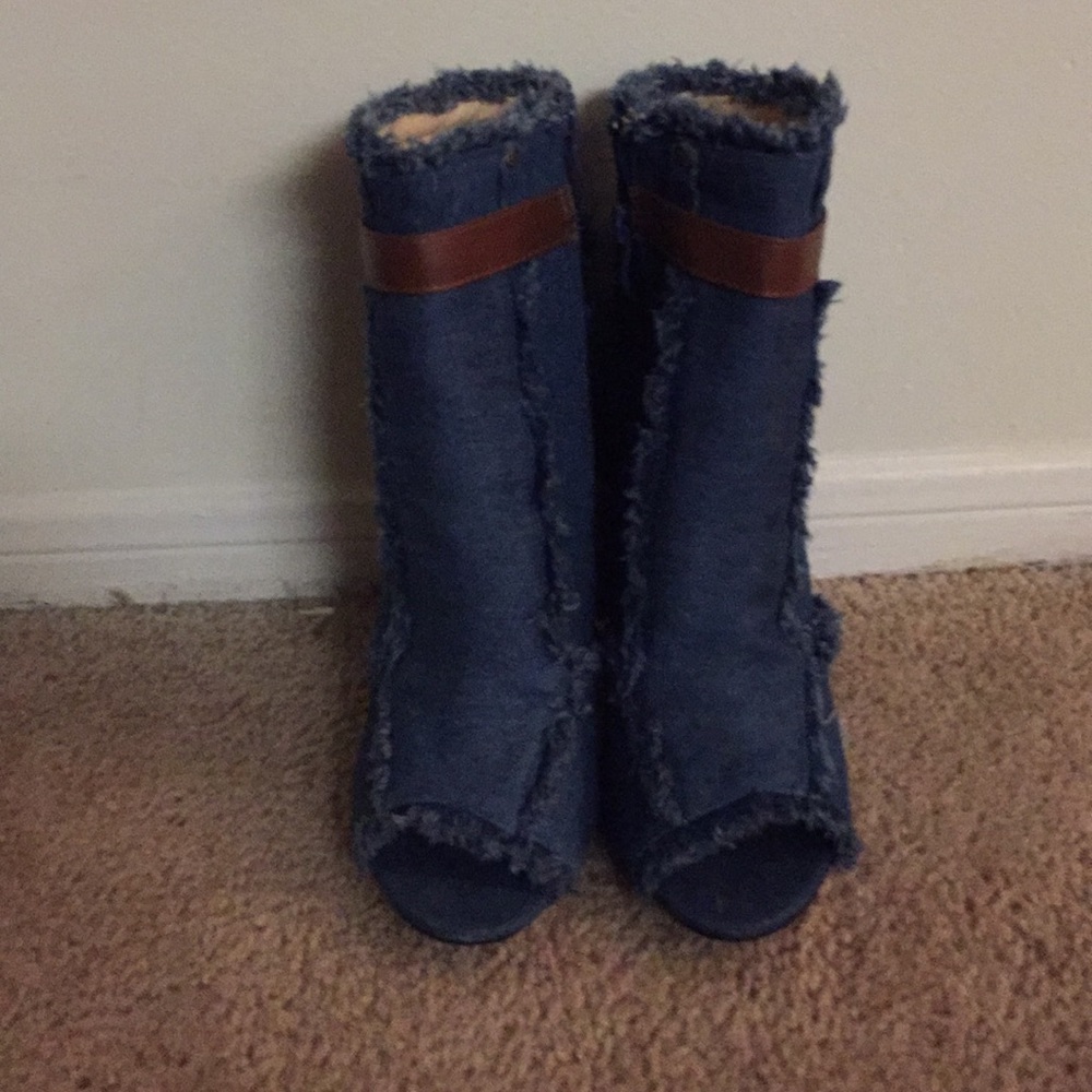Jean booties